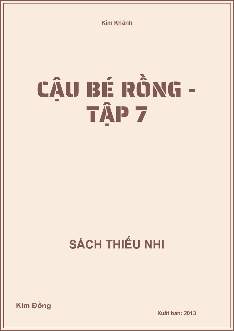Cậu bé rồng - tập 7
