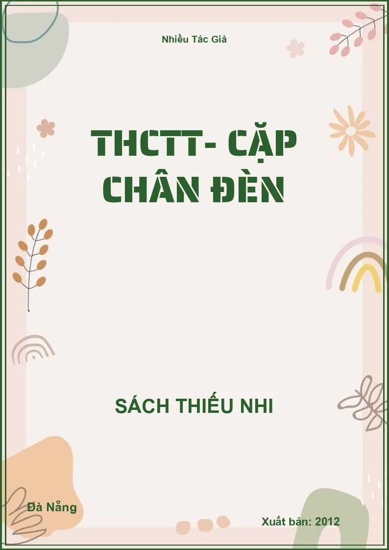 THCTT- Cặp chân đèn