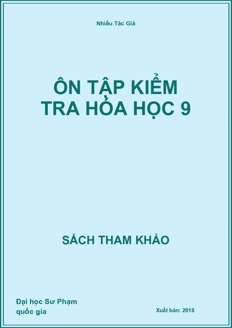 Ôn tập kiểm tra Hóa Học 9
