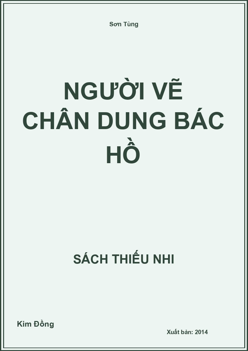 Người vẽ chân dung Bác Hồ