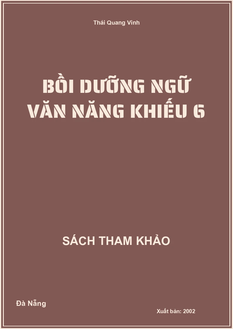 Bồi dưỡng Ngữ Văn năng khiếu 6