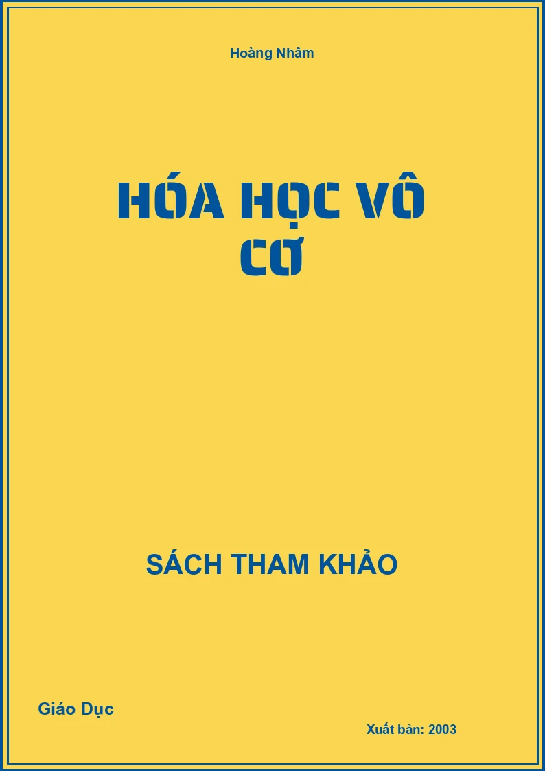 Hóa Học vô cơ
