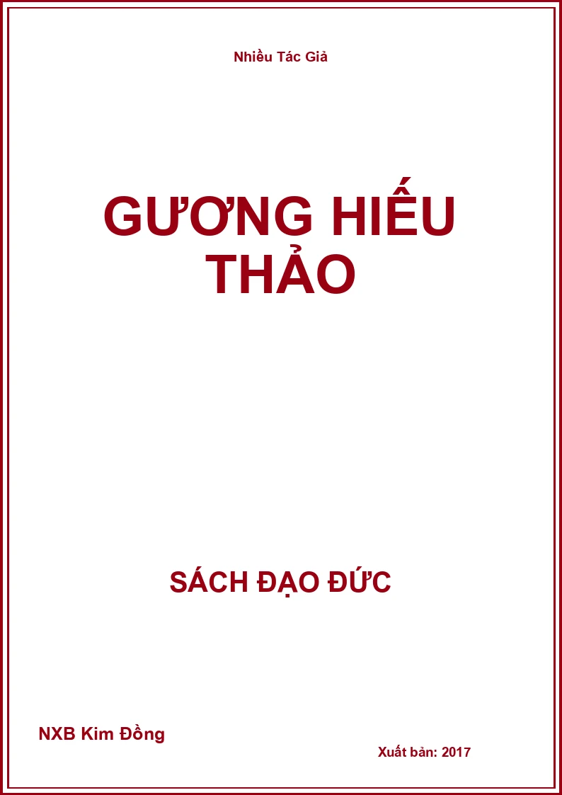 Gương hiếu thảo