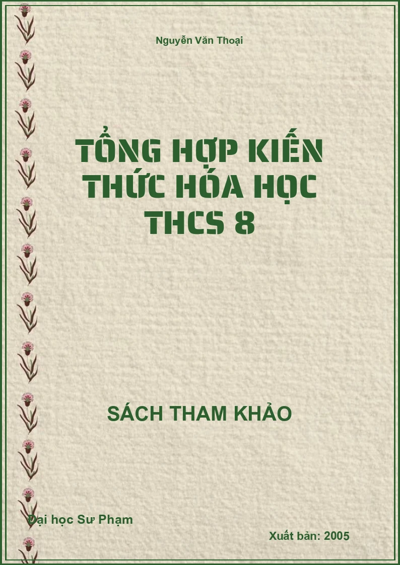 Tổng hợp kiến thức Hóa Học THCS 8