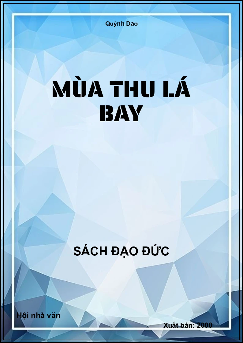 Mùa thu lá bay