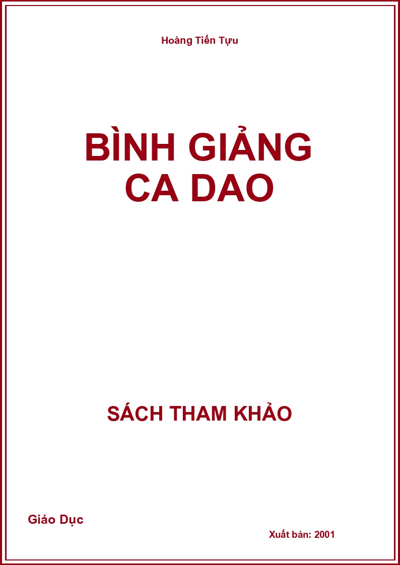 Bình giảng ca dao