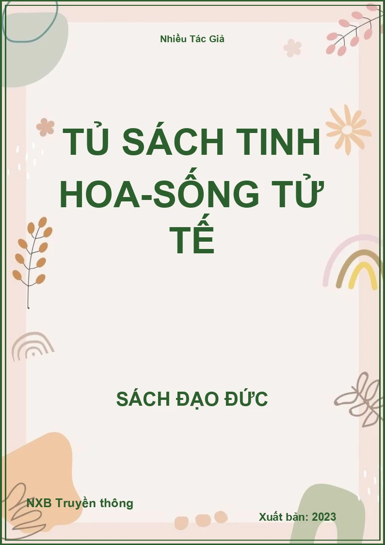 Tủ sách tinh hoa-sống tử tế