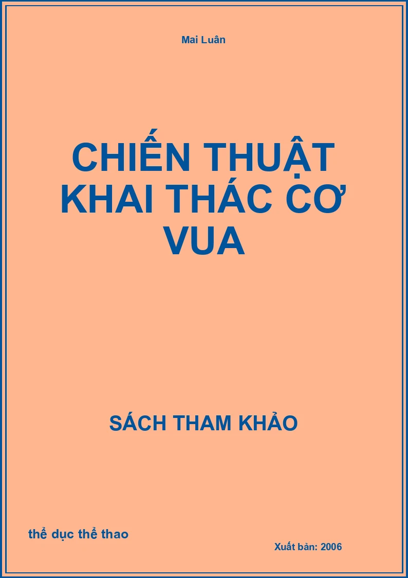 Chiến thuật khai thác cơ vua