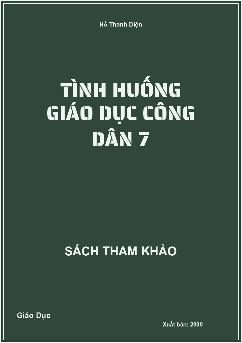 Tình huống Giáo Dục Công Dân 7