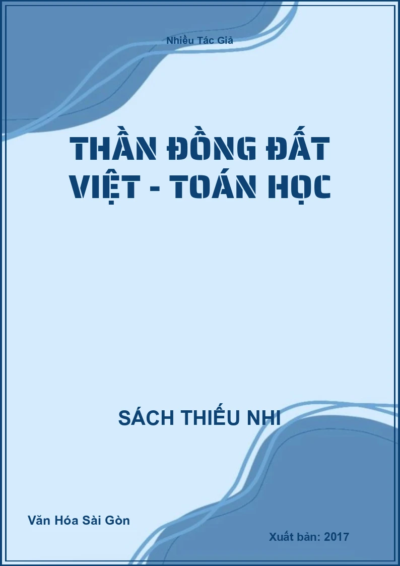 Thần đồng đất Việt - toán học