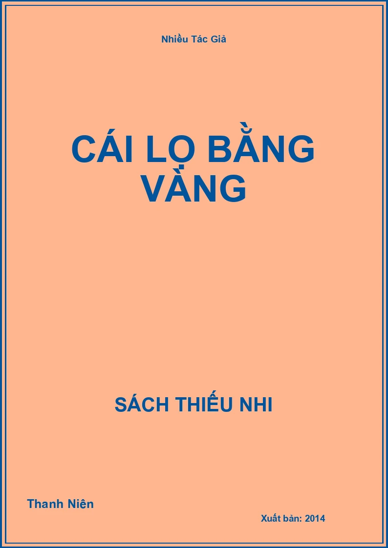 Cái lọ bằng vàng