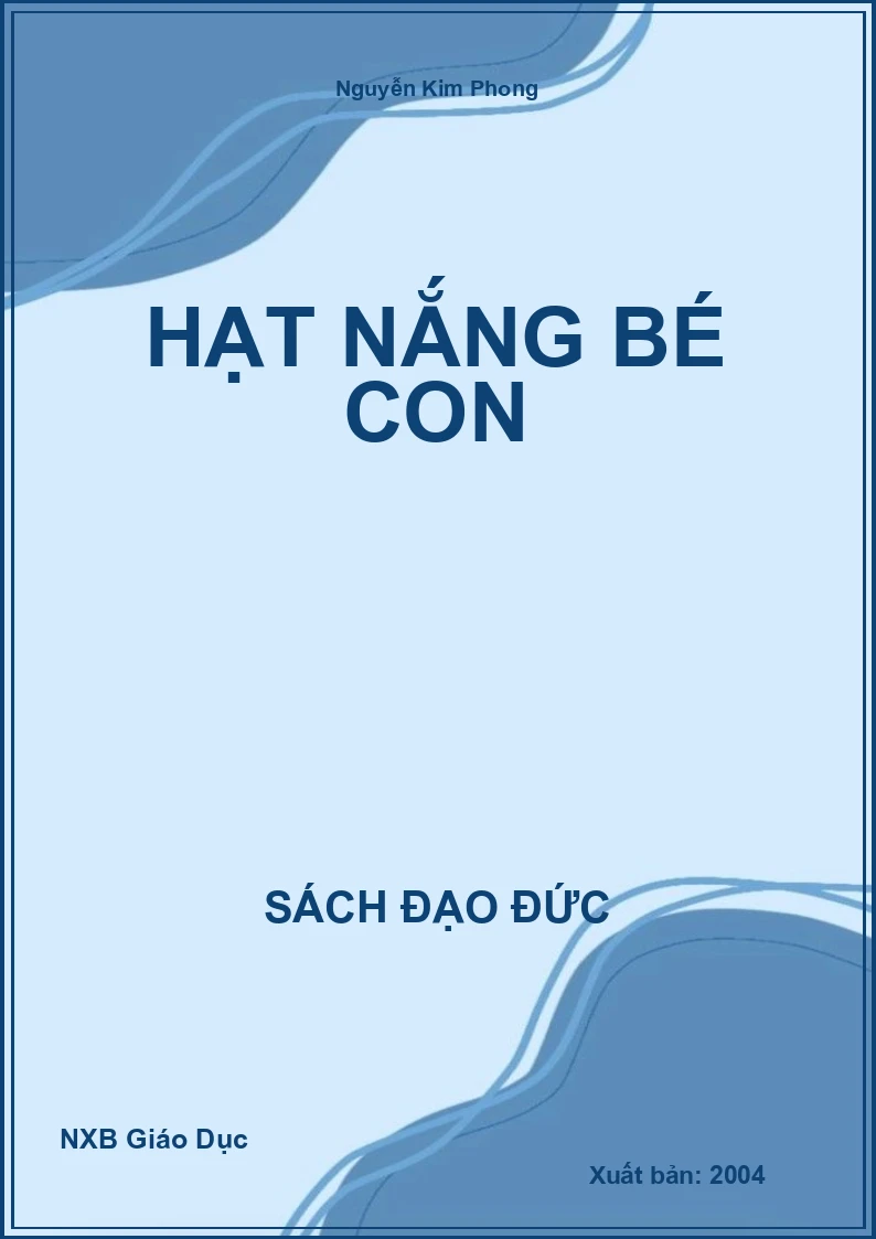 Hạt nắng bé con