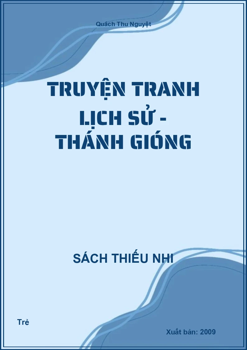 Truyện tranh Lịch Sử -Thánh Gióng