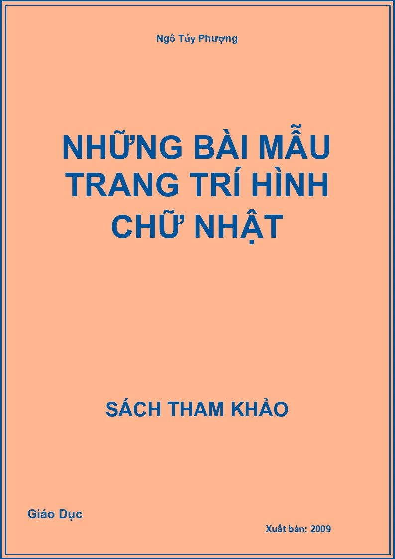 Những bài mẫu trang trí hình chữ nhật