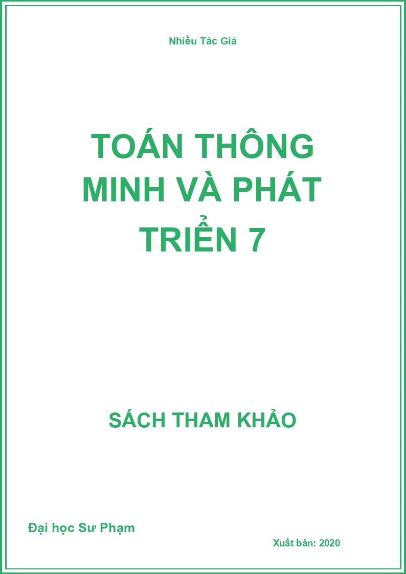 Toán thông minh và phát triển 7