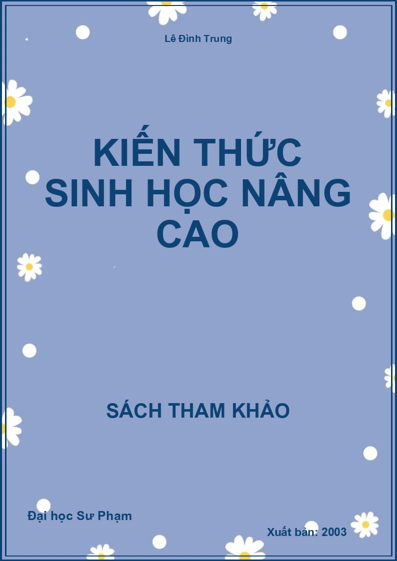 Kiến thức Sinh học nâng cao