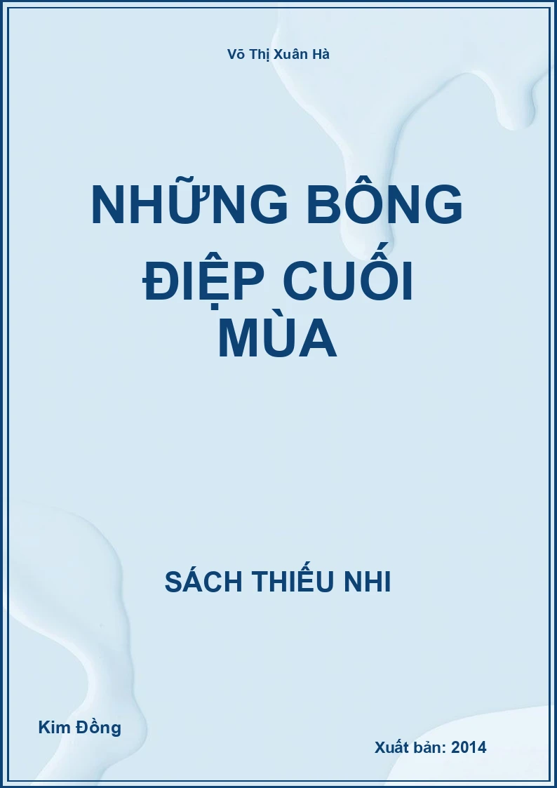 Những bông điệp cuối mùa