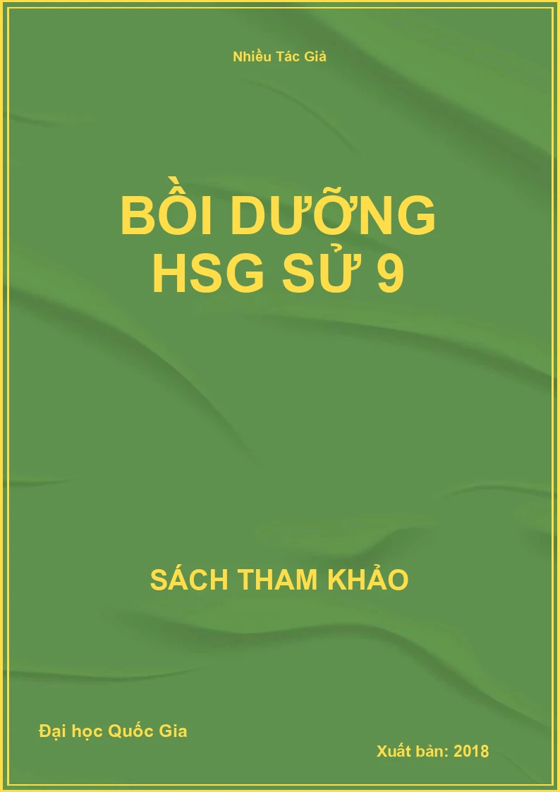 Bồi dưỡng HSG Sử 9