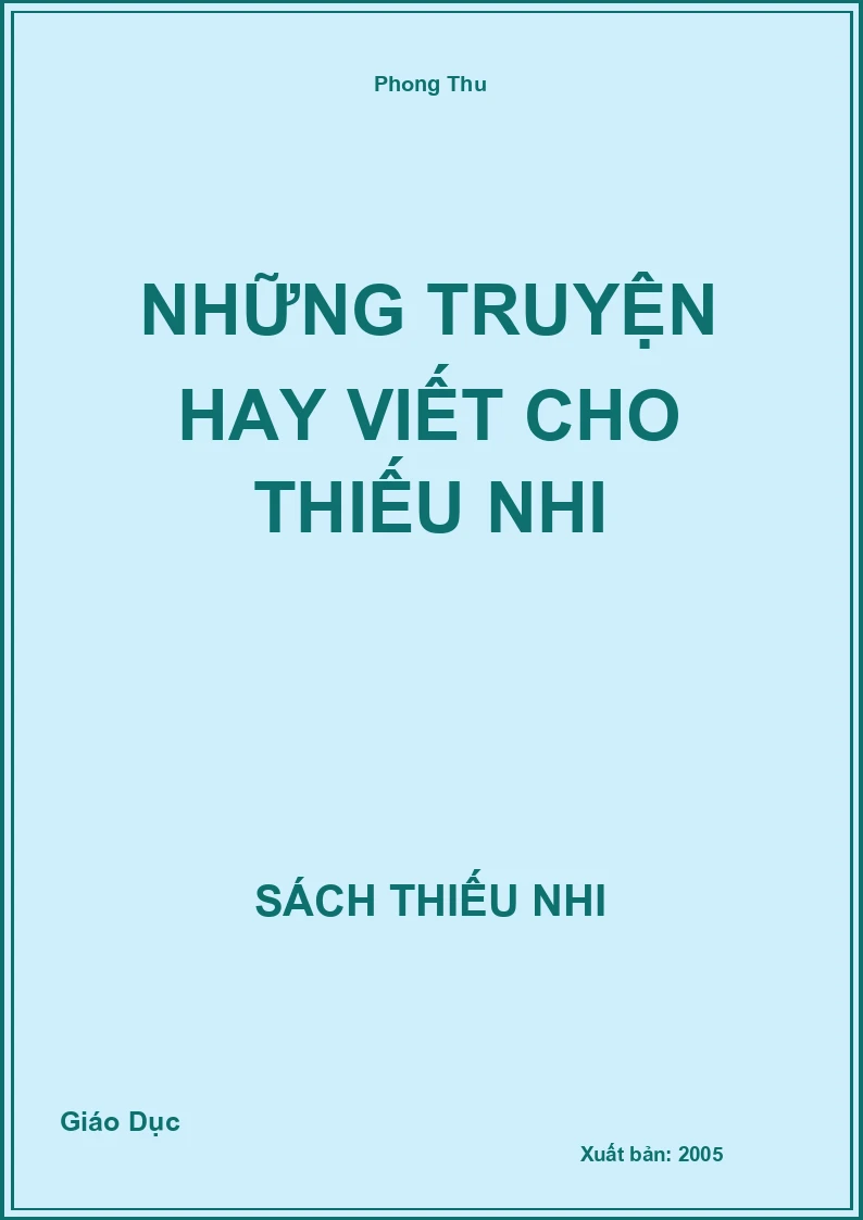 Những truyện hay viết cho thiếu nhi
