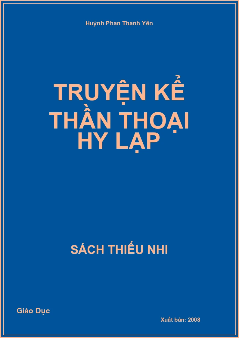 Truyện kể thần thoại hy lạp