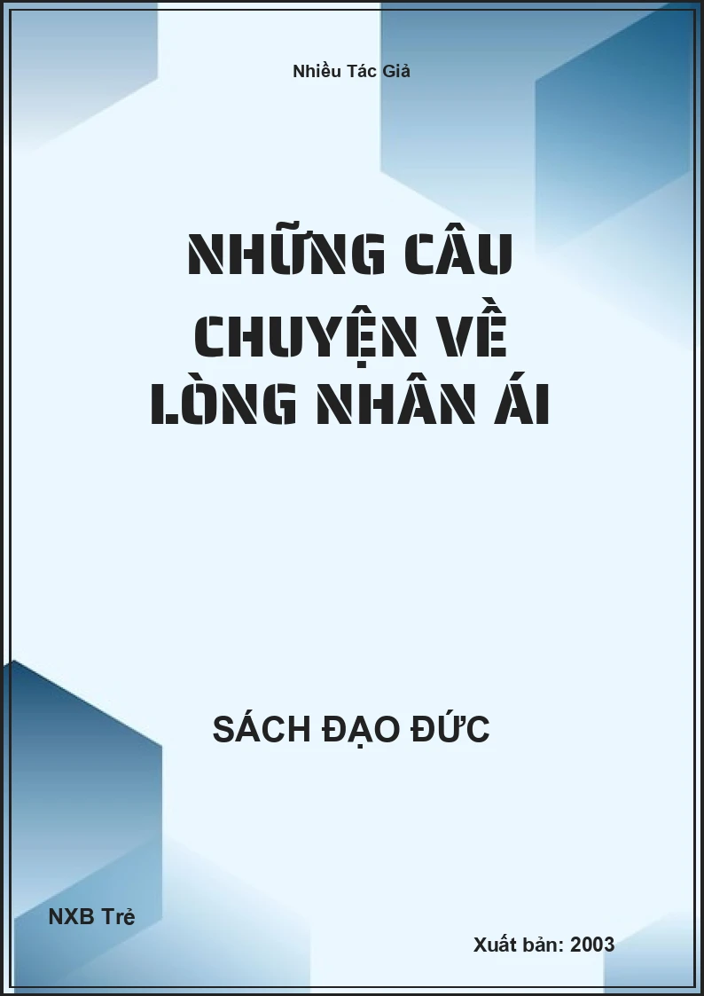 Những câu chuyện về lòng nhân ái