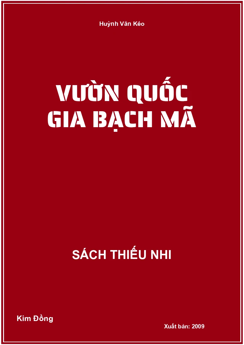Vườn quốc gia bạch mã