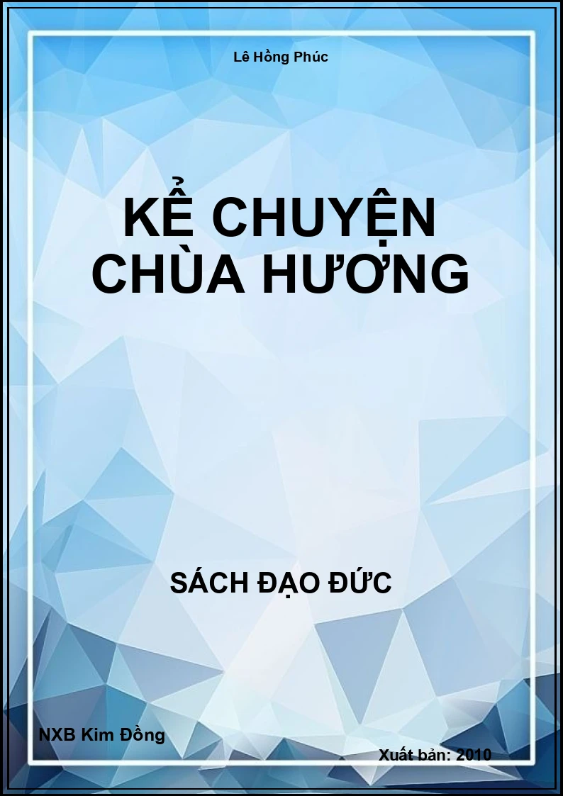 Kể chuyện chùa hương