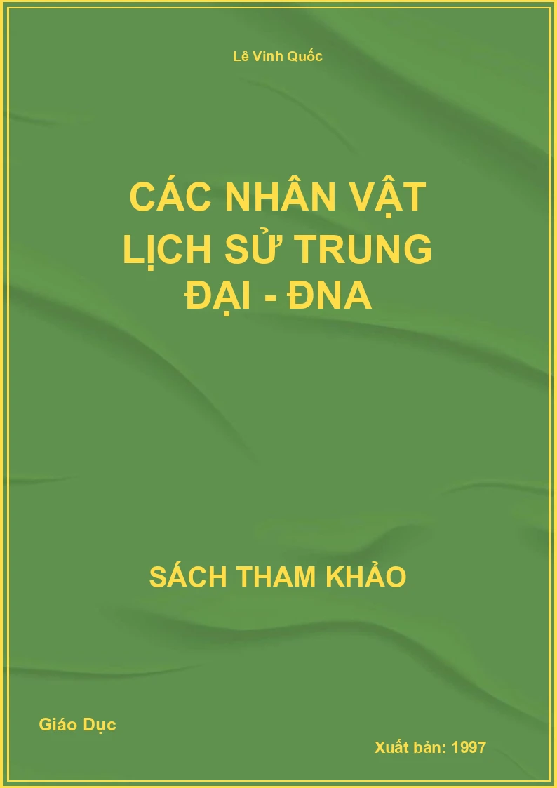 Các nhân vật Lịch Sử trung đại - ĐNA