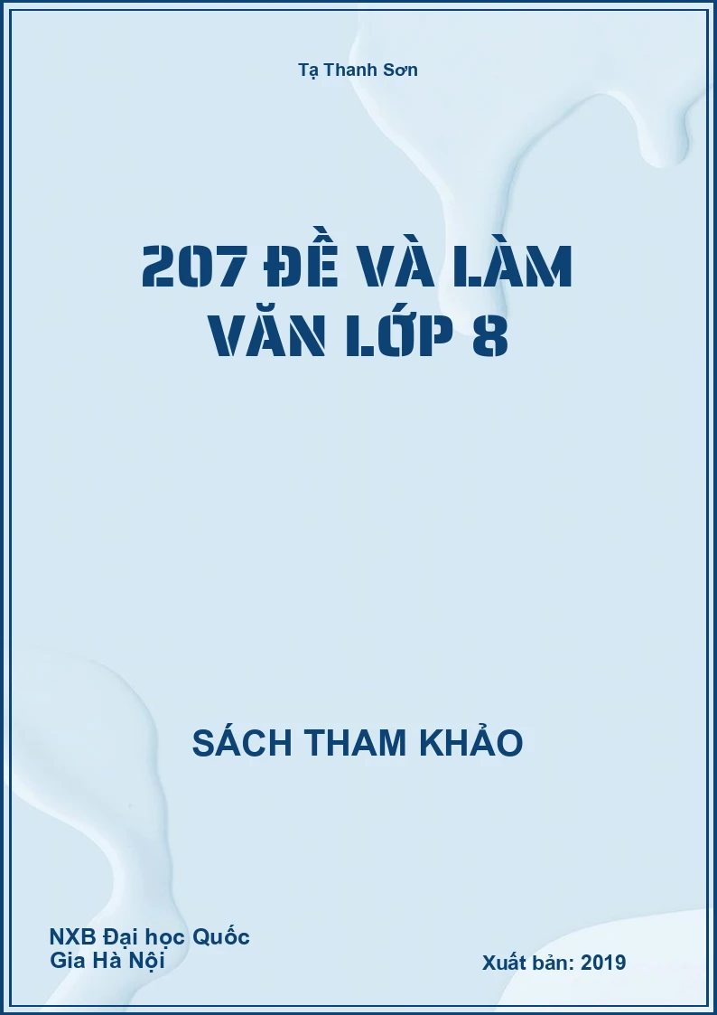 207 đề và làm văn lớp 8