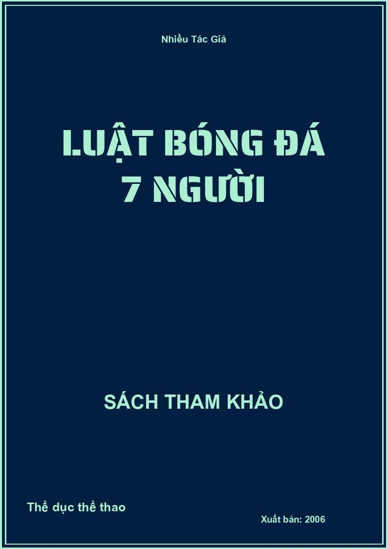 Luật bóng đá 7 người