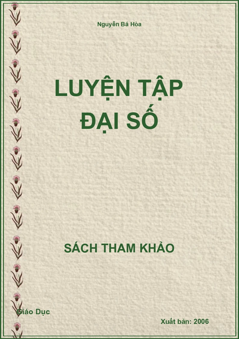 Luyện tập Đại số