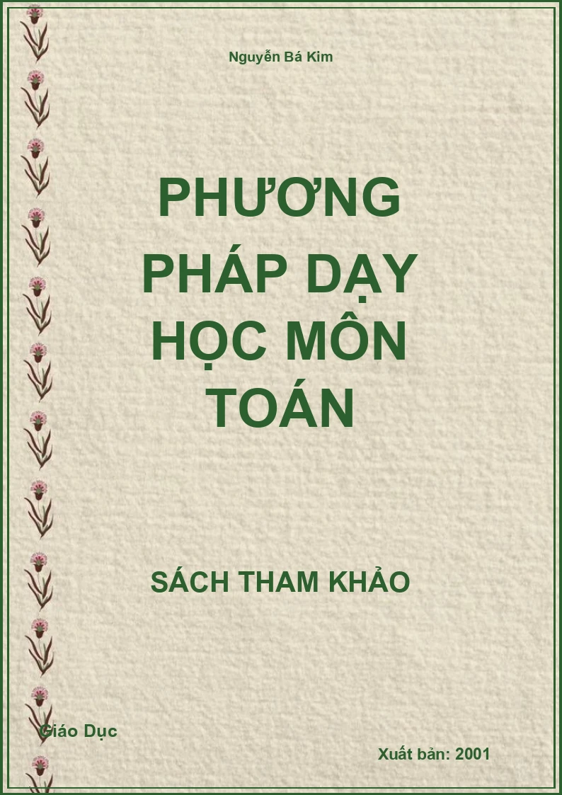 Phương Pháp dạy học môn Toán