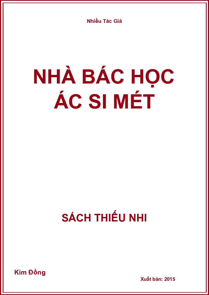 Nhà bác học ác si mét