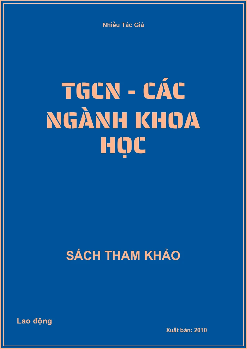 TGCN - Các ngành khoa học