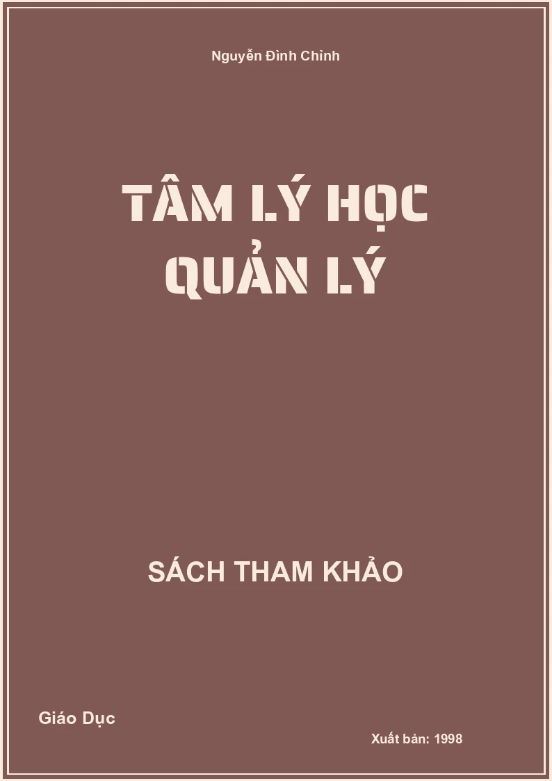 Tâm lý học quản lý