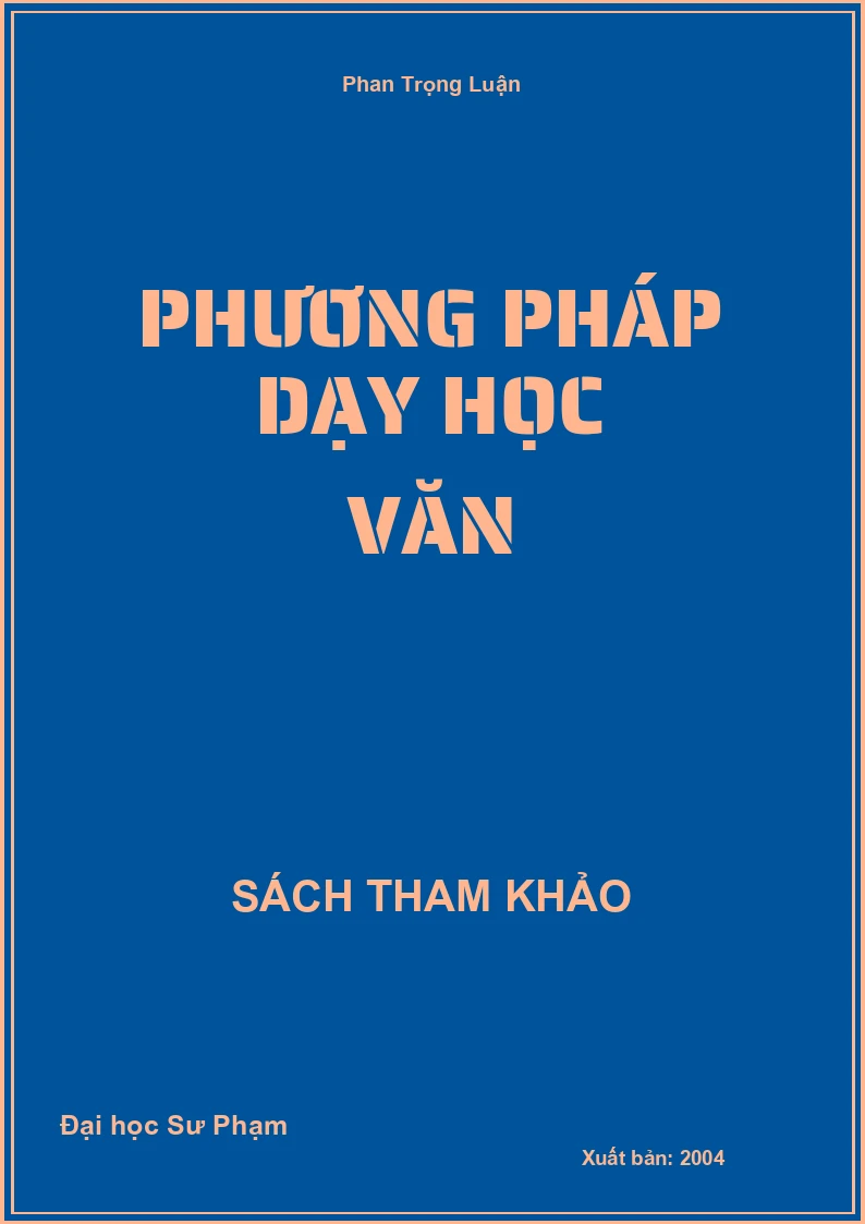 Phương pháp dạy học văn