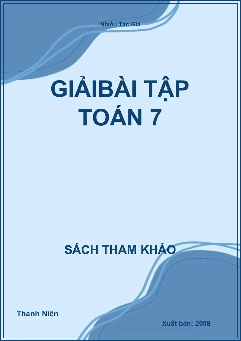 Giải bài tập Toán 7