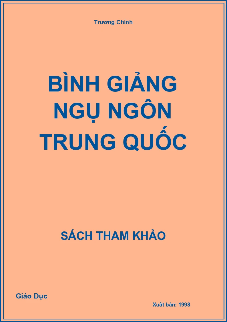 Bình giảng ngụ ngôn Trung Quốc