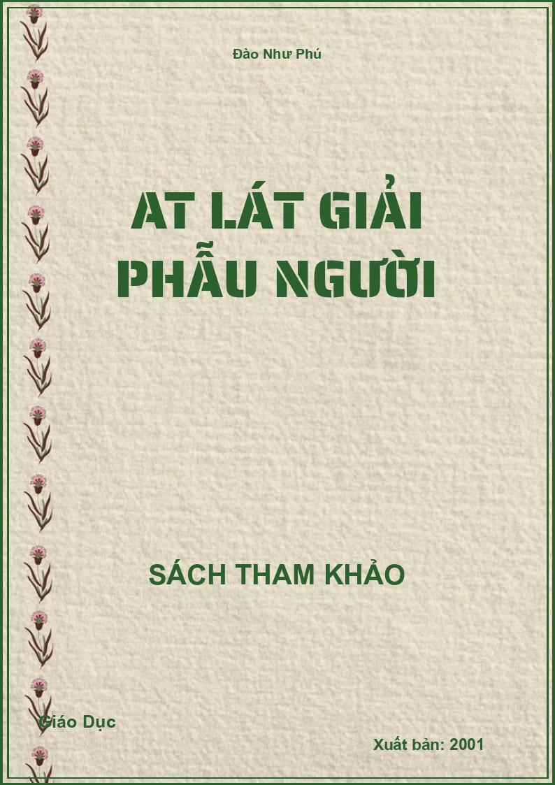 At lát Giải phẫu người