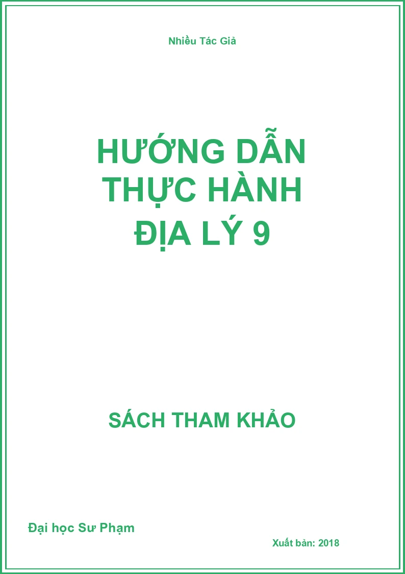 Hướng dẫn thực hành Địa Lý 9