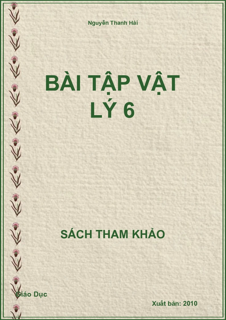 Bài tập Vật Lý 6