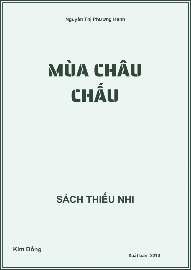 Mùa châu chấu