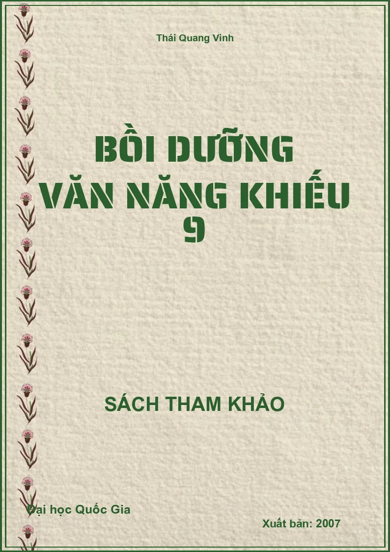 Bồi dưỡng văn năng khiếu 9