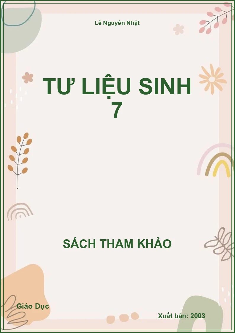 Tư liệu sinh 7