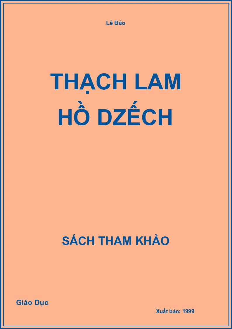 Thạch lam hồ dzếch