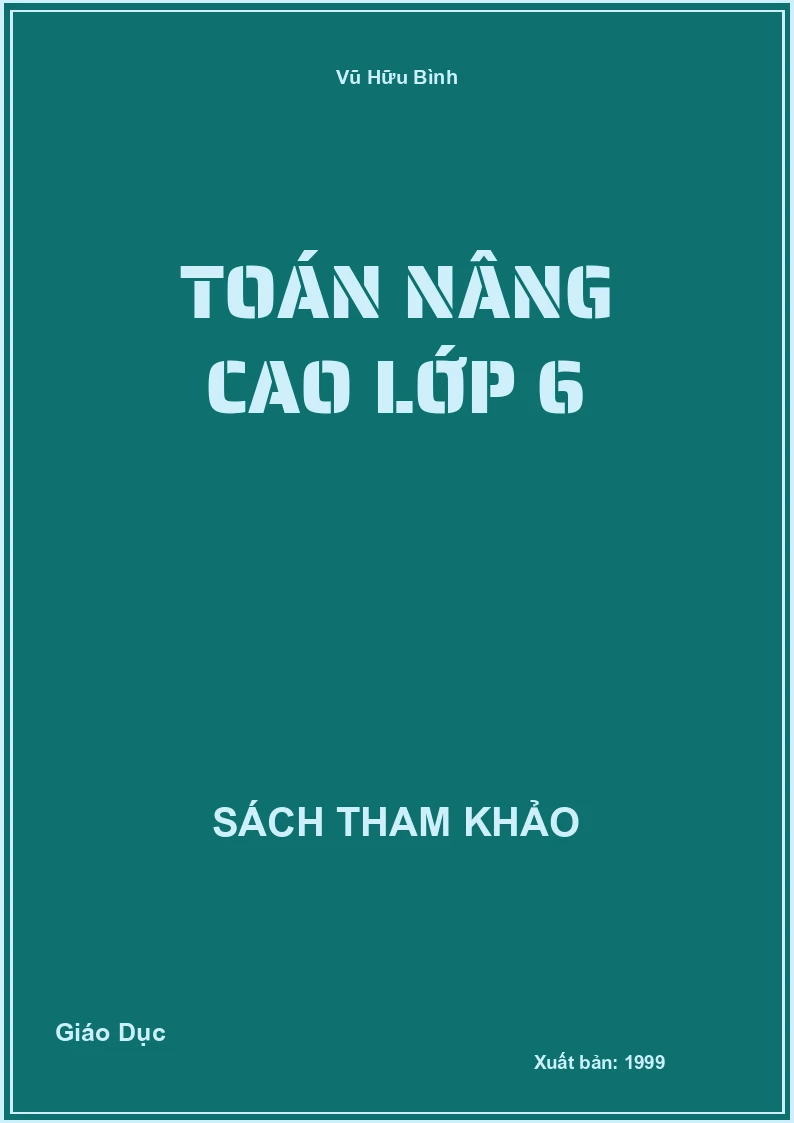 Toán nâng cao lớp 6
