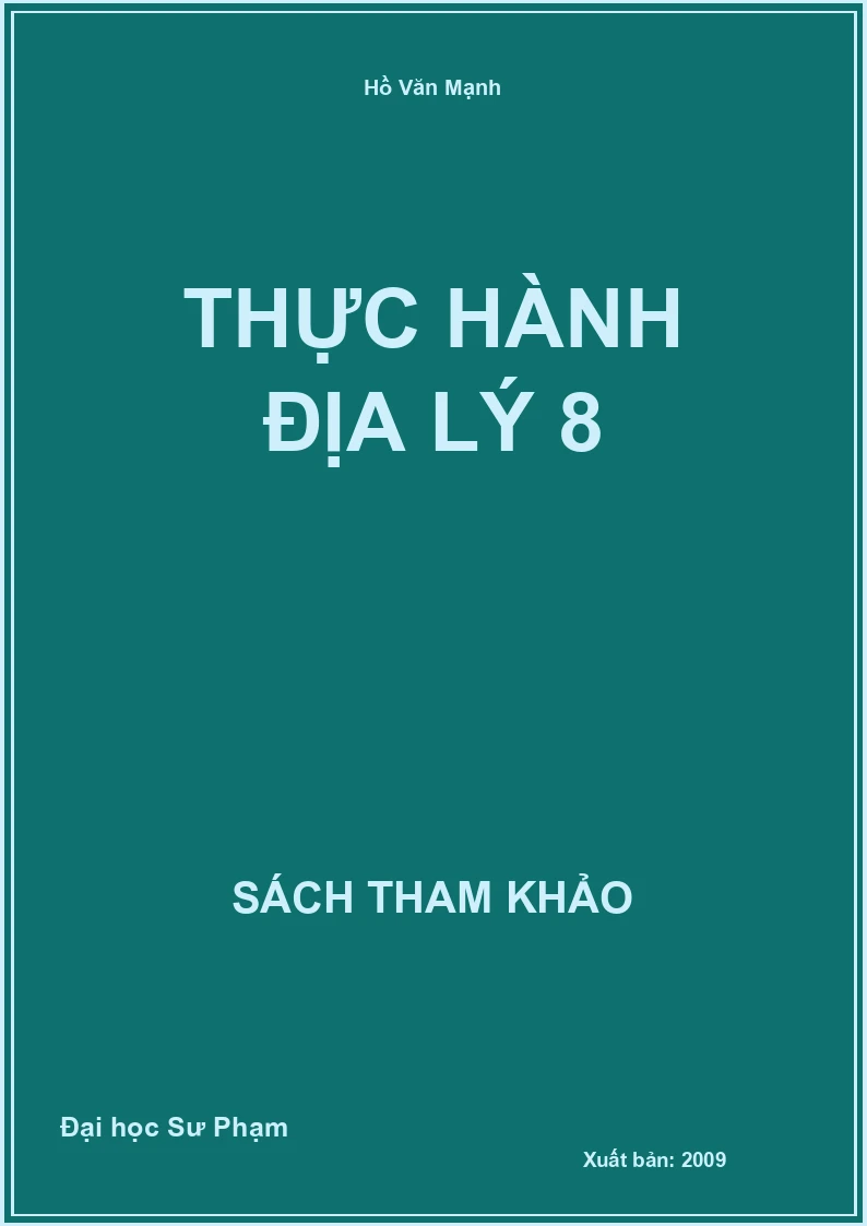 Thực hành Địa Lý 8
