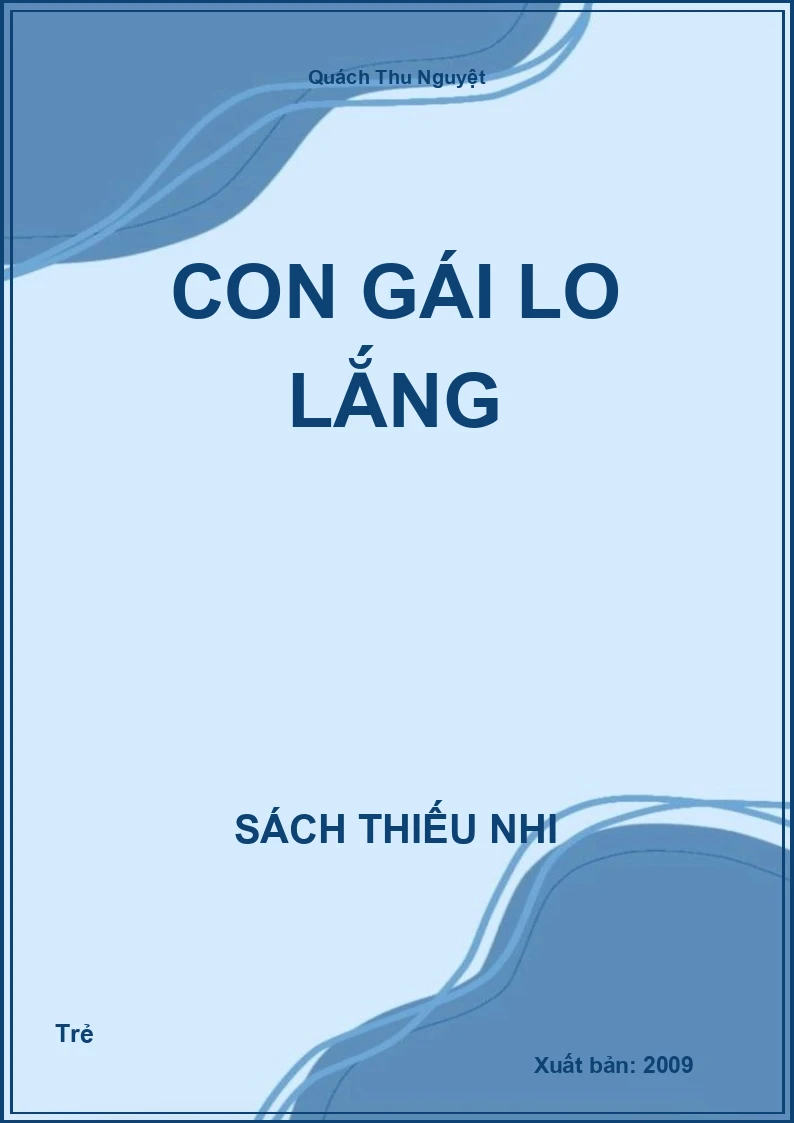 Con gái lo lắng