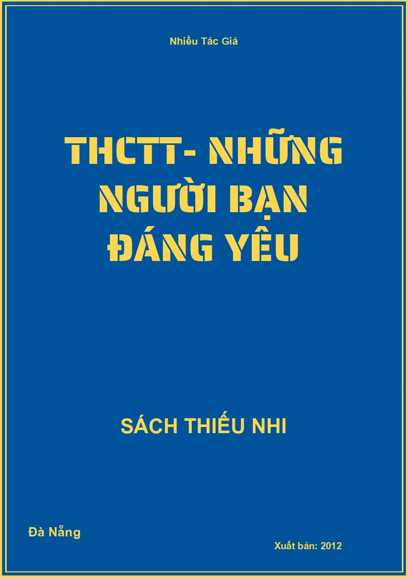 THCTT- Những người bạn đáng yêu