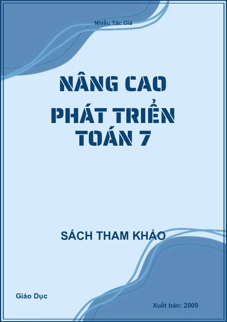 Nâng cao phát triển Toán 7